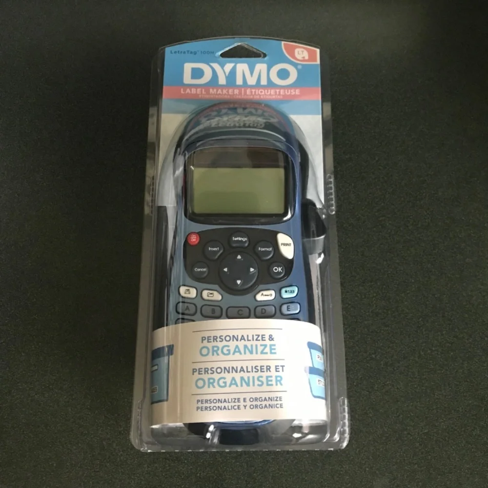 Dymo Label Maker Letra Tag 100H New